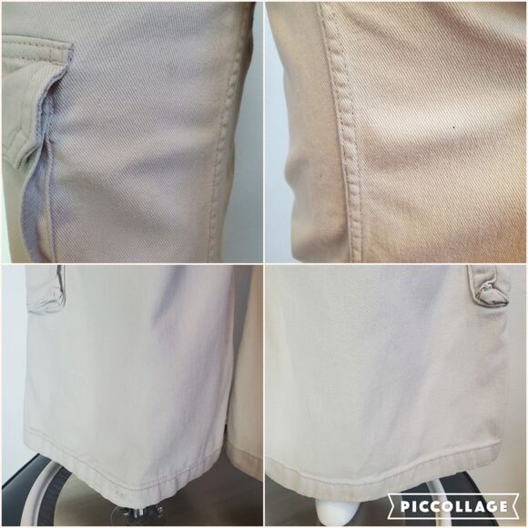 H&M Beige Wide Leg Cargo Pants - Picture 6 of 6